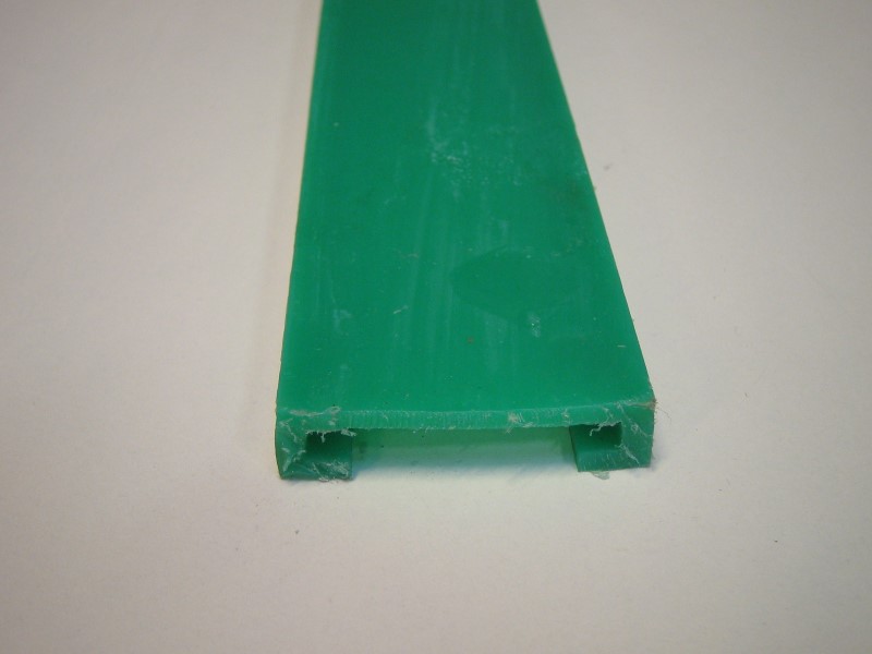 20P20367, Profil C 50x10,5mm for stålprofil 40x4mm, grøn