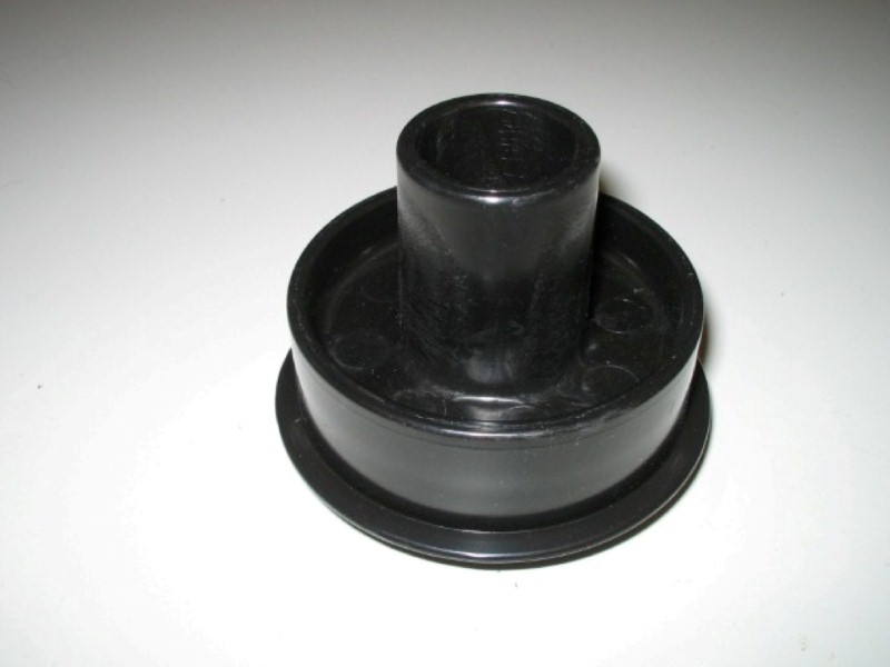 28010232, Returrulle Ø68 x 53 aksel Ø20,2, sort